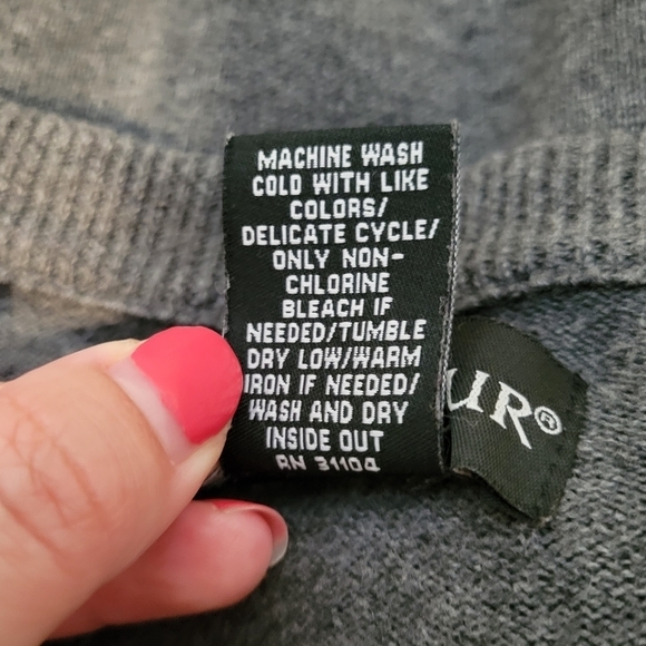 Pro Tour Men's Argyle Sweater Vest, Gray White Purple Blue, Size XXL Cotton Golf - Picture 6 of 6